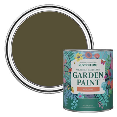 B&Q -  Greencroft Satin Garden Paint 750Ml