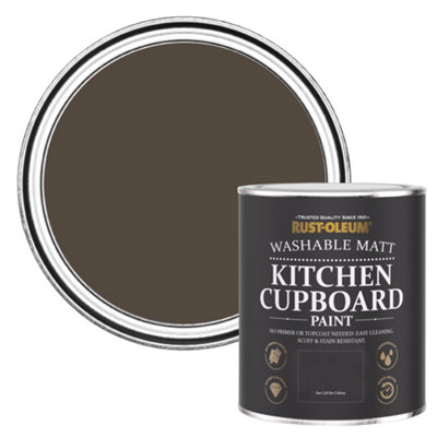 Rust-Oleum Lockwood Matt Kitchen Cupboard Paint 750Ml from B&Q