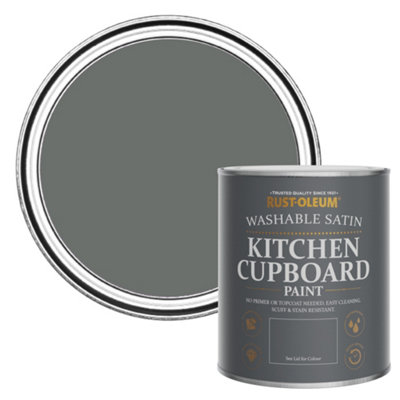 Rust-Oleum Ouseburn Satin Kitchen Cupboard Paint 750Ml from B&Q