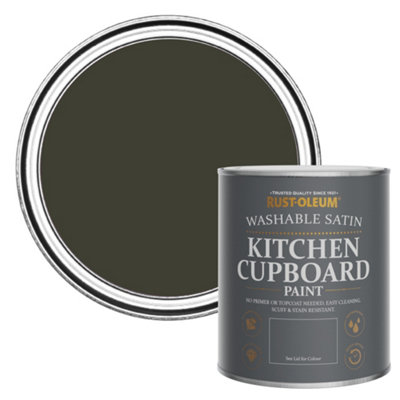 Rust-Oleum Wallington Satin Kitchen Cupboard Paint 750Ml from B&Q