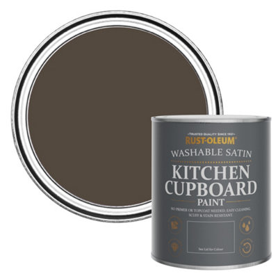Rust-Oleum Lockwood Satin Kitchen Cupboard Paint 750Ml from B&Q