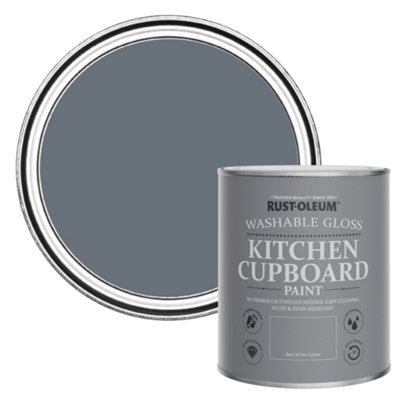 Rust-Oleum Seascape Gloss Kitchen Cupboard Paint 750Ml from B&Q