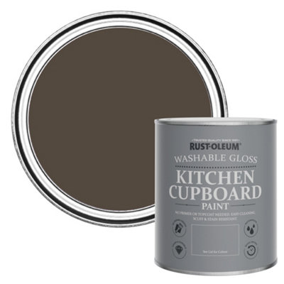 Rust-Oleum Lockwood Gloss Kitchen Cupboard Paint 750Ml from B&Q