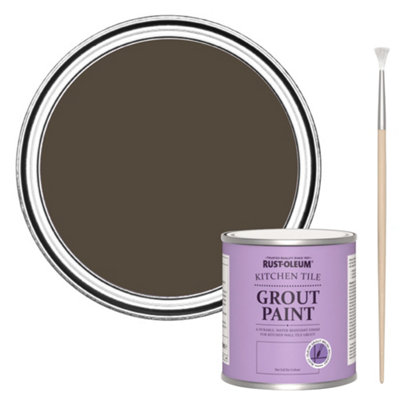Rust-Oleum Lockwood Kitchen Grout Paint 250Ml from B&Q