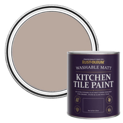 Rust-Oleum Oatfield Matt Kitchen Tile Paint 750Ml from B&Q