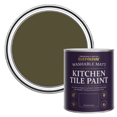 B&Q -  Greencroft Matt Kitchen Tile Paint 750Ml