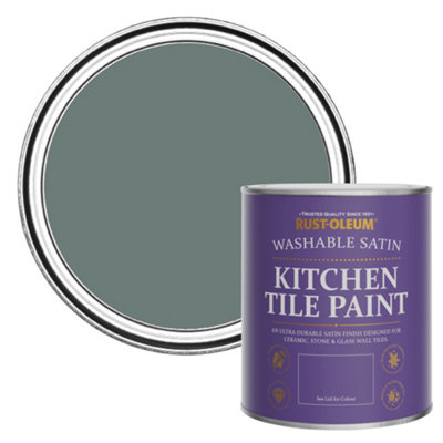 Rust-Oleum Ouseburn Satin Kitchen Tile Paint 750Ml from B&Q