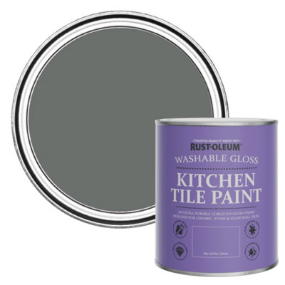 Rust-Oleum Ouseburn Gloss Kitchen Tile Paint 750Ml from B&Q