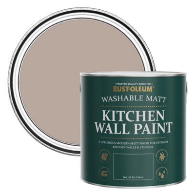 Rust-Oleum Oatfield Matt Kitchen Wall Paint 2.5L from B&Q