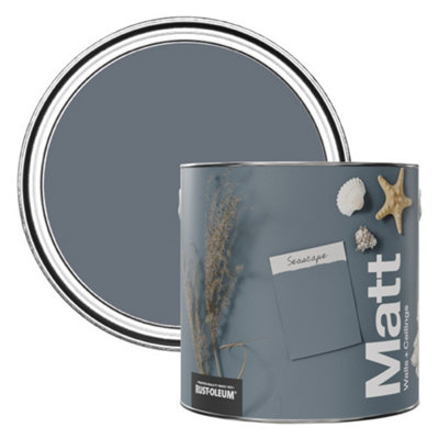 Rust-Oleum Washable Matt Wall PaintSeascape 2.5L from B&Q