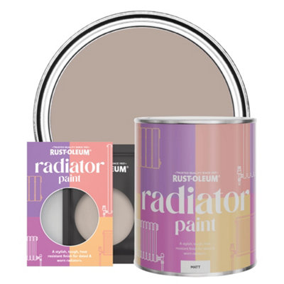 Rust-Oleum Oatfield Matt Radiator Paint 750Ml from B&Q