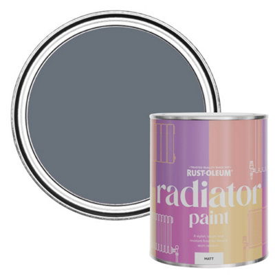 Rust-Oleum Seascape Matt Radiator Paint 750Ml from B&Q