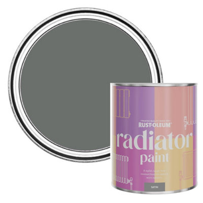 Rust-Oleum Ouseburn Satin Radiator Paint 750Ml from B&Q