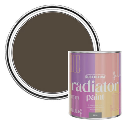 Rust-Oleum Lockwood Satin Radiator Paint 750Ml B&Q