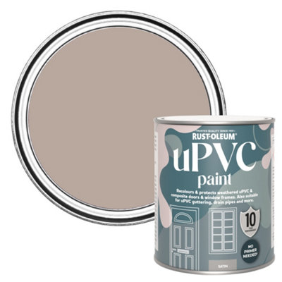 Rust-Oleum Oatfield Satin Upvc Paint 750Ml from B&Q