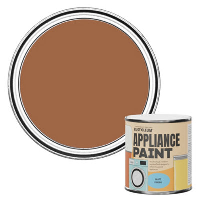 Rust-Oleum Cinnamon Matt Appliance Paint 250Ml from B&Q
