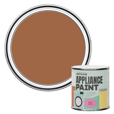 Rust-Oleum Cinnamon Satin Appliance Paint 250Ml from B&Q