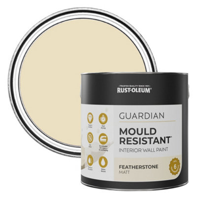 Rust-Oleum Featherstone Guardian Mould Resistant Wall Paint 2.5L from B&Q