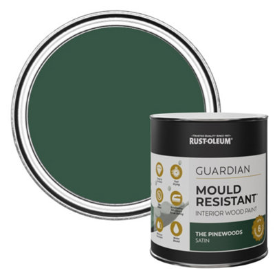 B&Q -  The Pinewoods Guardian Satin Mould Resistant Interior Wood Paint 750Ml
