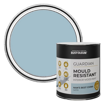 B&Q -  Nan's Best China Guardian Satin Mould Resistant Interior Wood Paint 750Ml