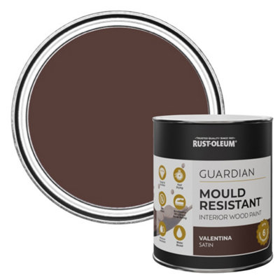 B&Q -  Valentina Guardian Satin Mould Resistant Interior Wood Paint 750Ml