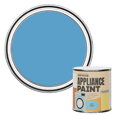 Rust-Oleum Cerulean Matt Appliance Paint 250Ml from B&Q