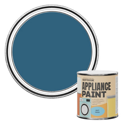 Rust-Oleum Cobalt Matt Appliance Paint 250Ml from B&Q