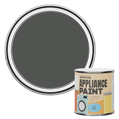 Rust-Oleum Graphite Matt Appliance Paint 250Ml from B&Q