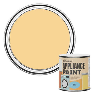 Rust-Oleum Mustard Matt Appliance Paint 250Ml from B&Q