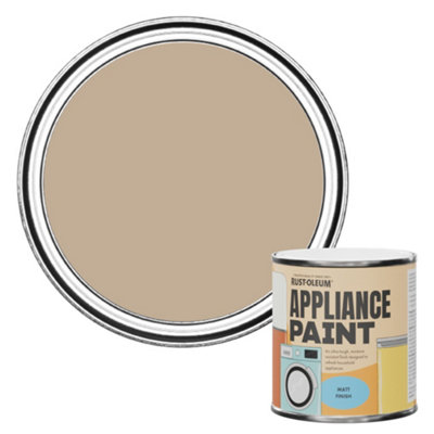 Rust-Oleum Salted Caramel Matt Appliance Paint 250Ml from B&Q