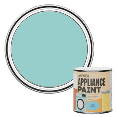 Rust-Oleum Teal Matt Appliance Paint 250Ml from B&Q