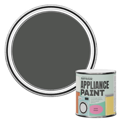 Rust-Oleum Graphite Satin Appliance Paint 250Ml from B&Q