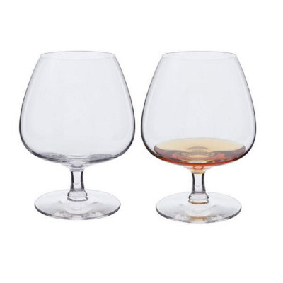 Brandy Glasses: 2 X Dartington Crystal Rachel Brandy Glasses from B&Q