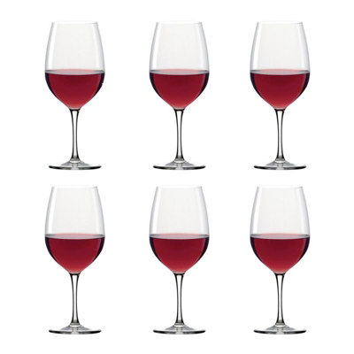  - Red Wine Glasses: 6 X 45Cl Dartington Crystal Wine GlassesGlass