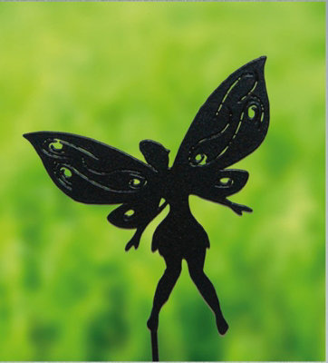 Poppy Forge Small Fairy On StakeGarden OrnamentSolid SteelH30 CmBare Metal/ready To Rust from B&Q