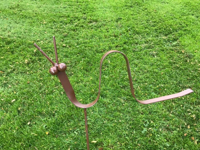 Poppy Forge Worm Garden ArtSteelW53.3 X H53.3 CmBare Metal/ready To Rust from B&Q
