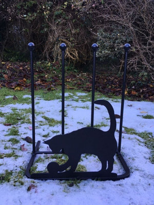Poppy Forge 2 Pair Boot RackCatSteelL30.4 X W38 X H48.3 CmBlack from B&Q
