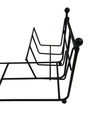 Poppy Forge Kindling BasketSteelW19 CmPowder Coated Black from B&Q