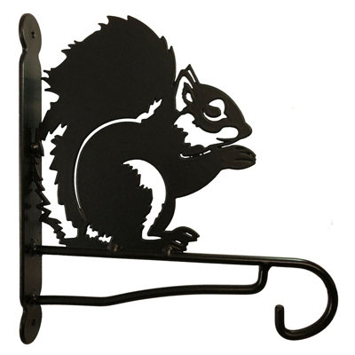 Poppy Forge Squirrel Feature BracketSteelW30.5 X H33 CmBlack from B&Q