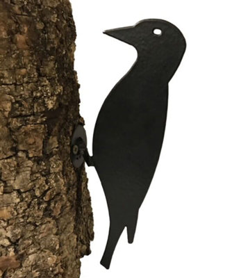 Poppy Forge Woodpecker On BaseSteelW45.7 X H121.9 CmBare Metal/ready To Rust from B&Q