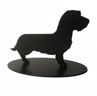Poppy Forge Sausage Dog Boot Scraper SilhouetteSteelL23.5 X W34.9 X H21.6 CmBlack from B&Q
