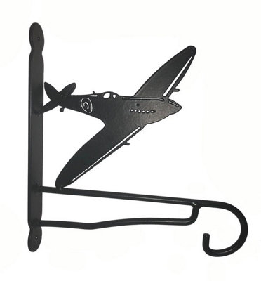Poppy Forge Spitfire Feature BracketSteelW30.5 X H33 CmBlack from B&Q