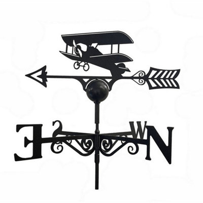 B&Q -  Tiger Moth WeathervaneSteelBlack