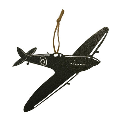 Poppy Forge Hanging Spitfire Garden ArtW23 X H18 CmBlack from B&Q