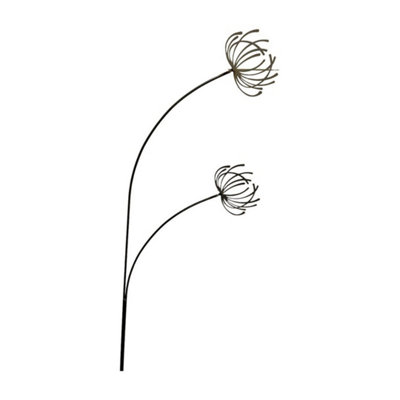 Poppy Forge Clematis Garden ArtBare Metal/ready To RustW37 X H133 Cm from B&Q