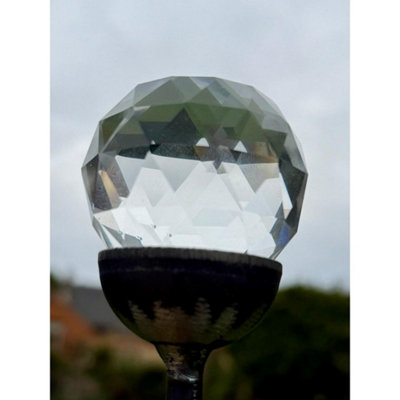 Poppy Forge 5 Feet 50mm Prism Marble Pin Garden Art (Pack Of 3)Bare Metal/ready To Rust from B&Q