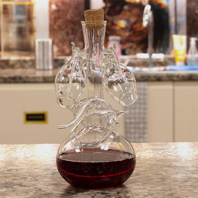Bar Bespoke Port Decanter & Sipper Set from B&Q