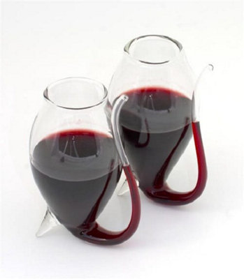 CKB LTD 2X Port Sippers Glasses Set Hand Blown Sipping Liqueur Glass from B&Q