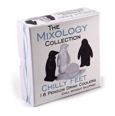 CKB LTD Chilly Feet Drink Coolers Pack Of 18 Penguin Reusable Ice Cubes from B&Q