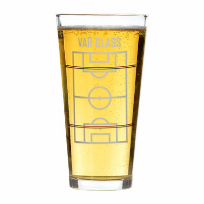CKB LTD The Var Beverage Pub Game Ale Cider Pint Glass from B&Q